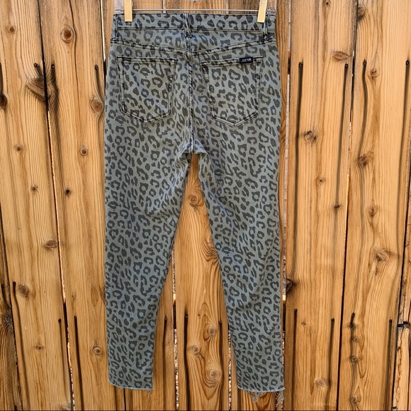 Joe's Leopard Print High Rise Skinny Jeans | 27 - Picture 6 of 12